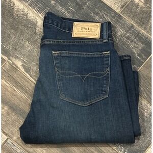 Polo Ralph Lauren Hampton Relaxed Straight Jeans Men's 30x30 Blue Denim